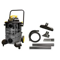 Aspiradora De 16 Galones Y 5.5hp Tanque De Acero Inoxidable Para Seco Y Humedo Stanley