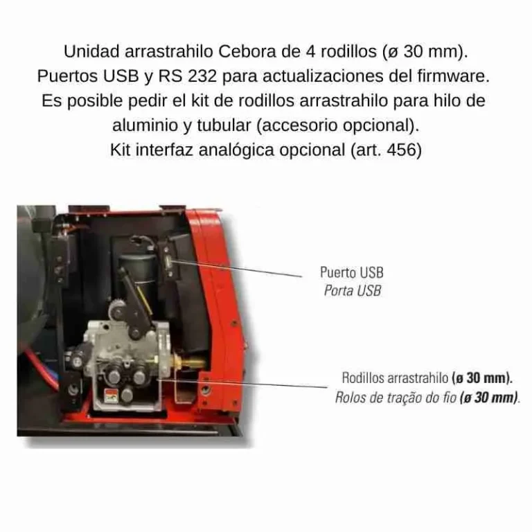 Soldadora Mig/Mag Inverter Trifásico Synstar 350ts sin Pulsado