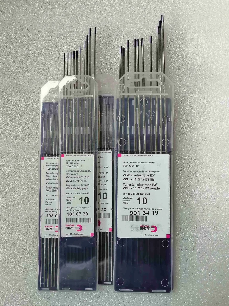 TUNGSTENO LILA  AC/DC, 1/8 para Soldarura TIG