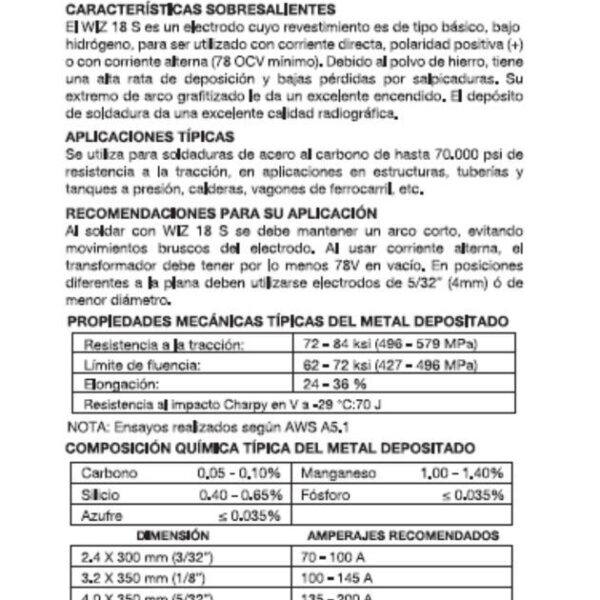 Electrodo 7018 De 5/32 Pulgada y 1 Kilogramo Esab West Arco