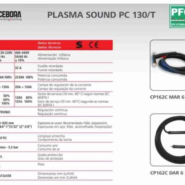 Cebora Plasma Sound PC 130/T Art.337