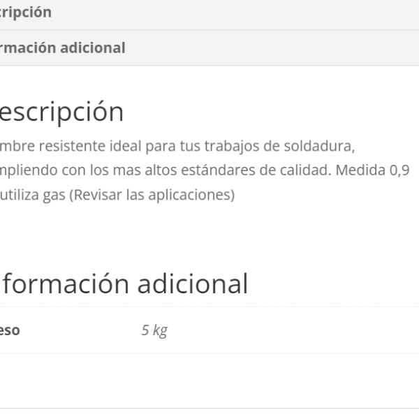 ALAMBRE TUBULAR (5KG)0.9 E71T-11GS SIN GAS EK