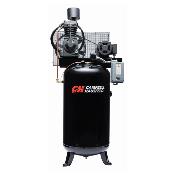 COMPRESOR VERTICAL 80GL ('MONO' 1 _ 230V - 60HZ) _2 ETAPAS - 7,5HP - 24,5SCFM ~ 175PSI_ CAMPBELL