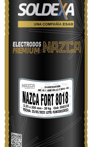 ELECTRODO SOLDEXA 8018 3.25MM 20.00KG LT