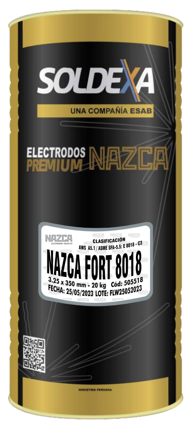 ELECTRODO SOLDEXA 8018 3.25MM 20.00KG LT