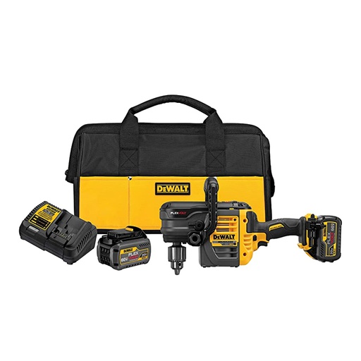 KIT TALADRO ANGULAR 60V MAX KIT + 2 BATERIAS 6AH + CARGADOR DEWALT
